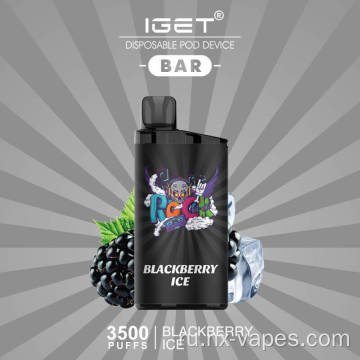 Iget Bar 3500 Puffs Ondesable Vape Pod устройство